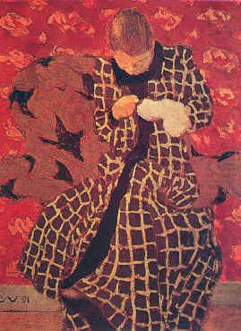 Edouard Vuillard Woman Darning china oil painting image